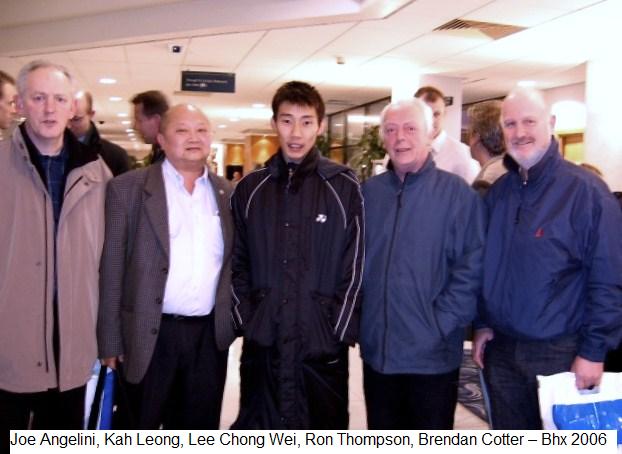 Lee Chong Wei and gang at the all England Championships 2006
